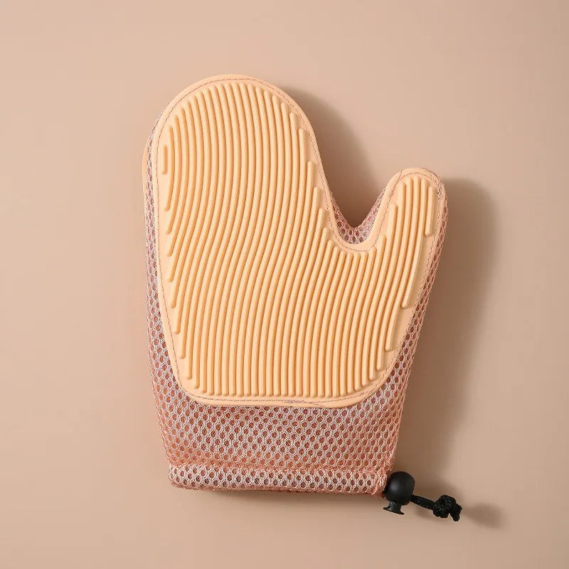Gant de toilettage double face