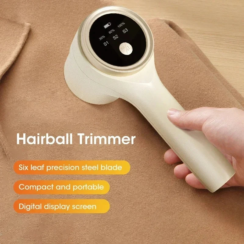 HOMEFISH dissolvant de peluches pour vêtements dissolvant de peluches de granulés électrique rasoir de boules de poils en tissu rechargeable élimine la peluches des vêtements