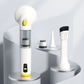 Brosse aspirante sans fil — toilettage & aspiration 2-en-1