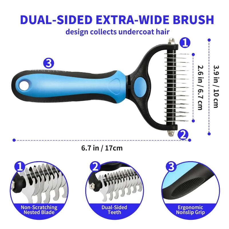 Brosse démêlante autonettoyante