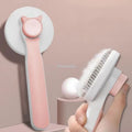 Kit Toilettage Complet Floomy : brosse autonettoyante anti-mue pour chien et chat