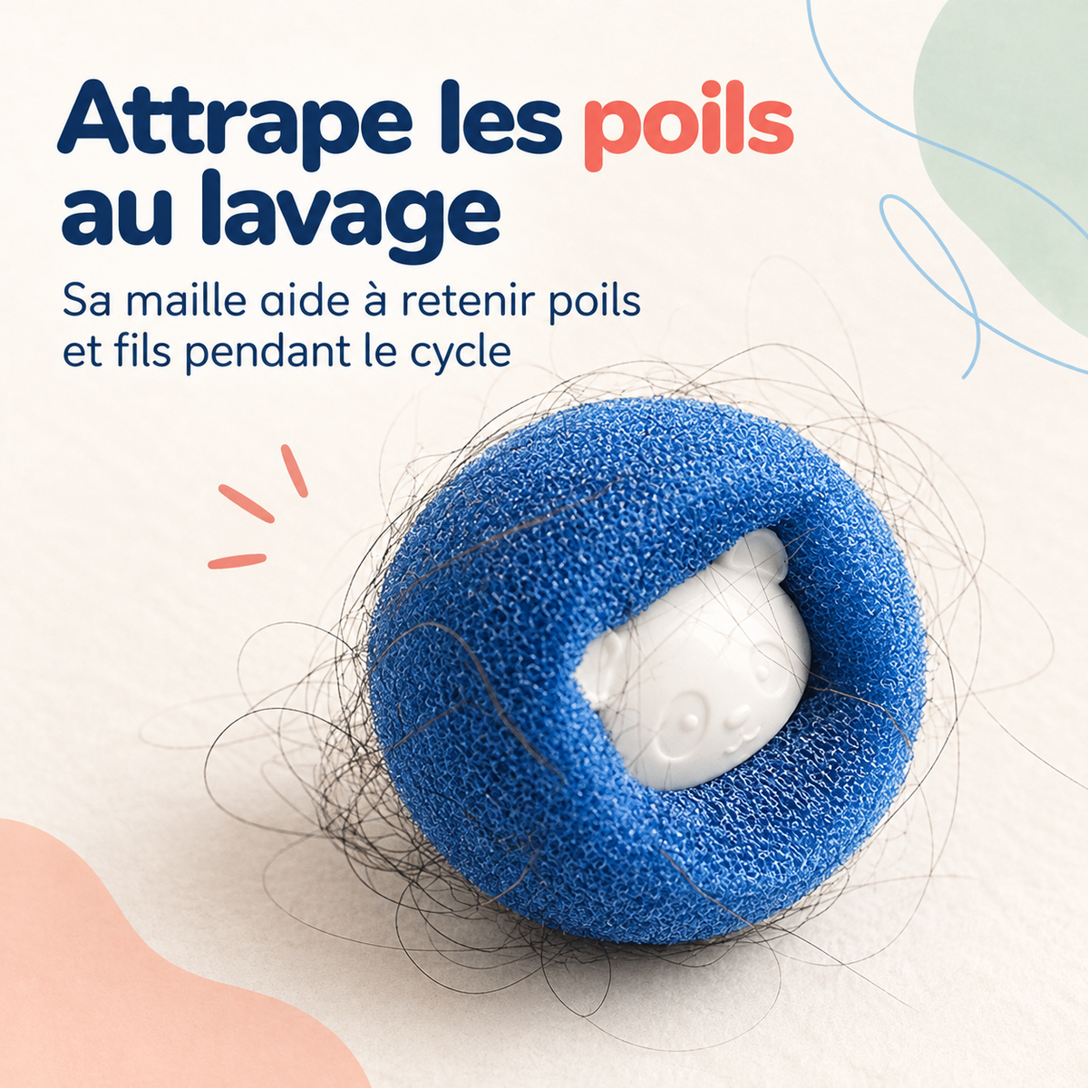 Boules anti-poils Floomy — vue du produit