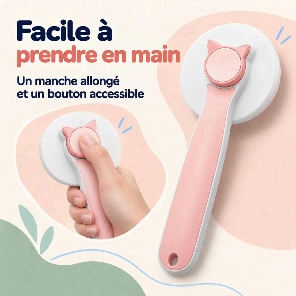 Prise en main de la brosse anti-mue autonettoyante Floomy