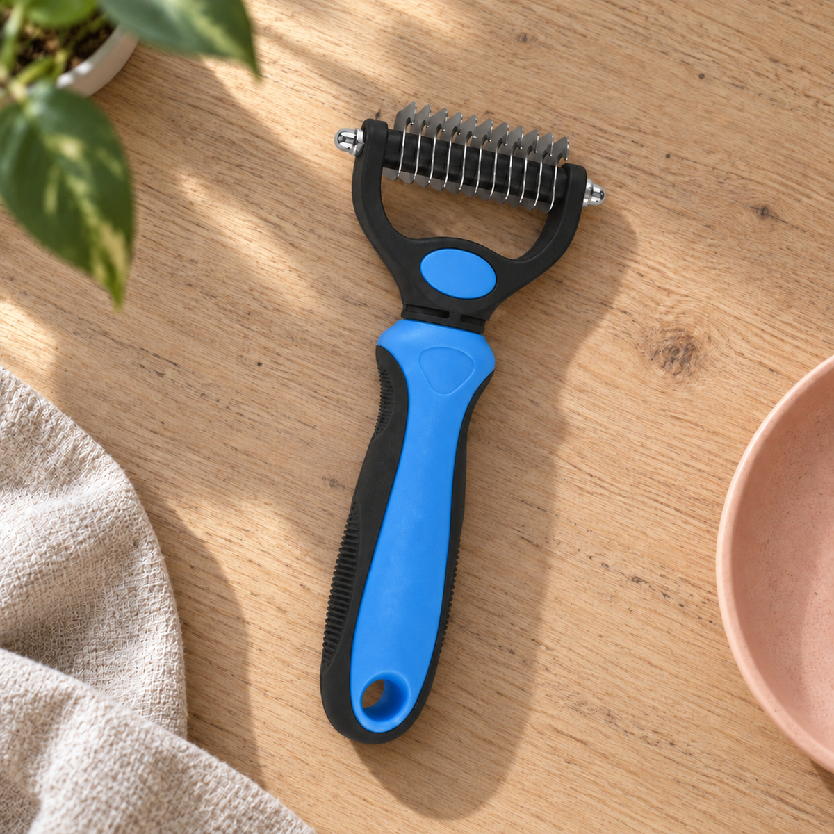 Brosse démêlante autonettoyante — utilisation