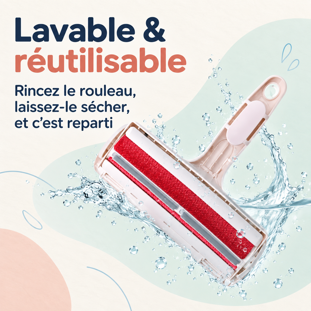 Grand rouleau anti-poils Floomy — vue du produit