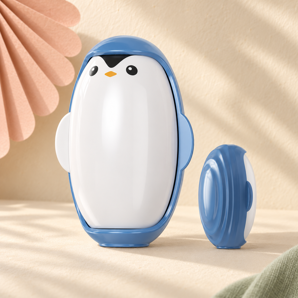 Rouleau anti-poils Pingouin — format de poche